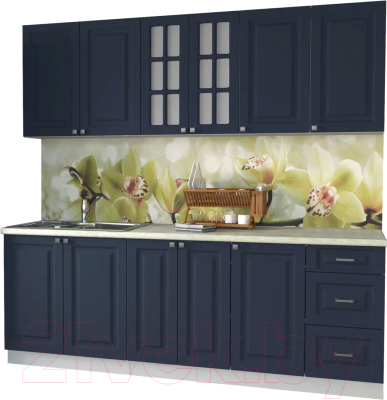 Кухонный гарнитур Интерлиния Мила Деко 2.2А - фото