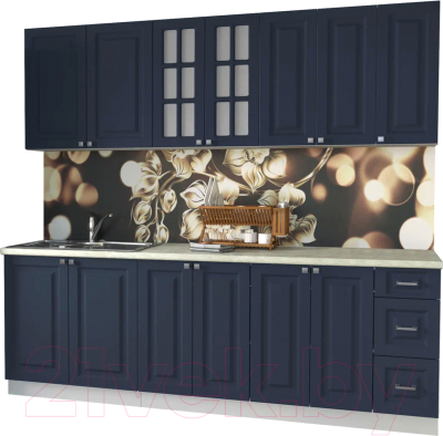 Кухонный гарнитур Интерлиния Мила Деко 2.3А - фото