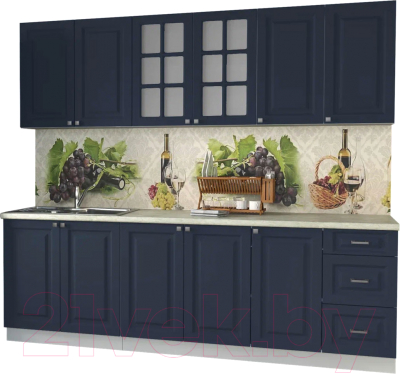 Кухонный гарнитур Интерлиния Мила Деко 2.4А - фото