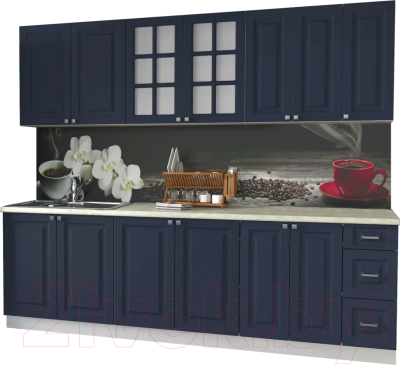 Кухонный гарнитур Интерлиния Мила Деко 2.5А - фото