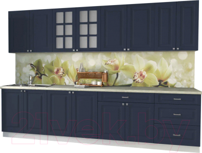 Кухонный гарнитур Интерлиния Мила Деко 3.0Б - фото