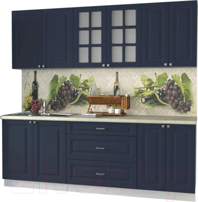 Кухонный гарнитур Интерлиния Мила Деко 2.2Б - фото
