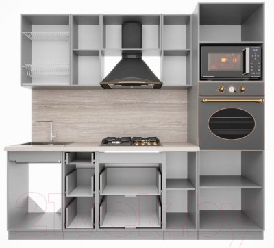 Кухонный гарнитур Интерлиния Мила Деко 2.3