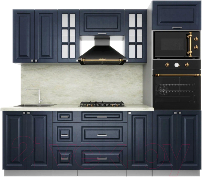 Кухонный гарнитур Интерлиния Мила Деко 2.4 - фото