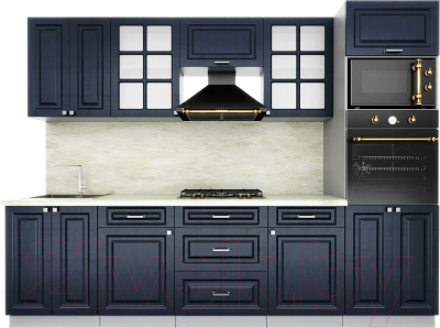 Кухонный гарнитур Интерлиния Мила Деко 2.8 - фото