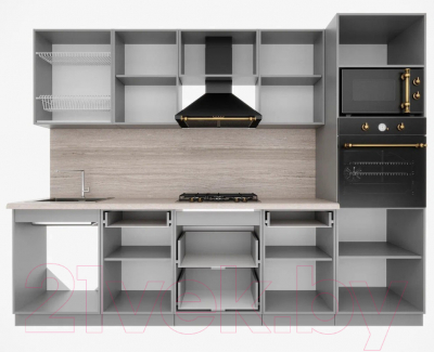 Кухонный гарнитур Интерлиния Мила Деко 2.8