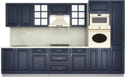 Кухонный гарнитур Интерлиния Мила Деко 3.4 - фото