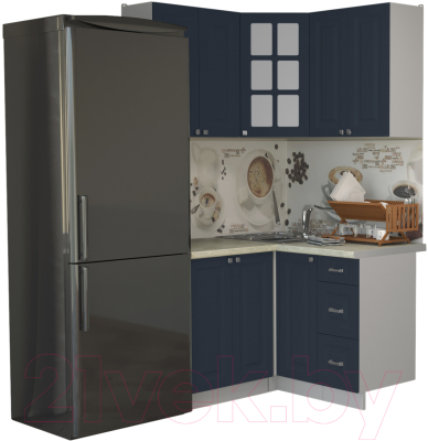 Кухонный гарнитур Интерлиния Мила Деко 1.2x1.2 - фото