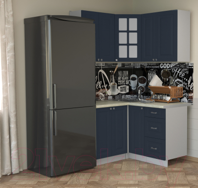 Кухонный гарнитур Интерлиния Мила Деко 1.2x1.3