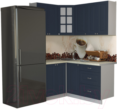 Кухонный гарнитур Интерлиния Мила Деко 1.2x1.6 - фото