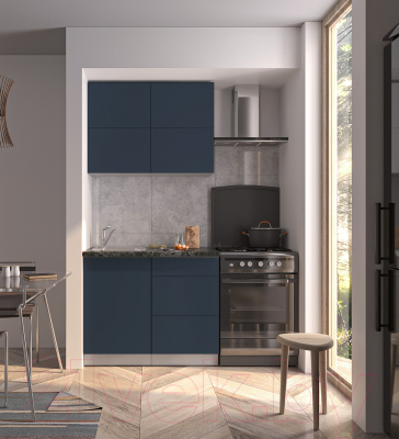 Готовая кухня Интерлиния Мила Матте 1.0 А