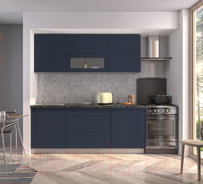 Готовая кухня Интерлиния Мила Матте 2.0 А