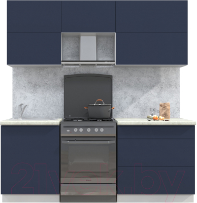 Готовая кухня Интерлиния Мила Матте 2.0 Б - фото