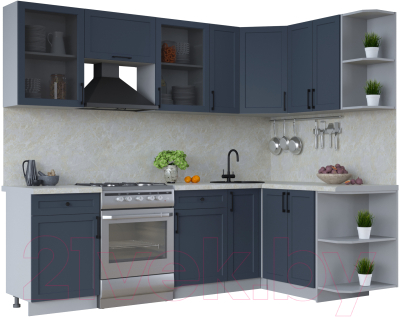 Готовая кухня Интерлиния Тренд 1.5x2.5 правая - фото