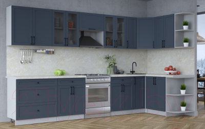 Готовая кухня Интерлиния Тренд 1.5x3.5 правая