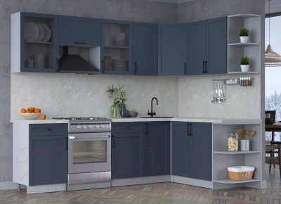 Готовая кухня Интерлиния Тренд 1.7x2.6 правая