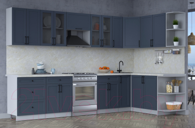 Готовая кухня Интерлиния Тренд 1.7x3.3 правая