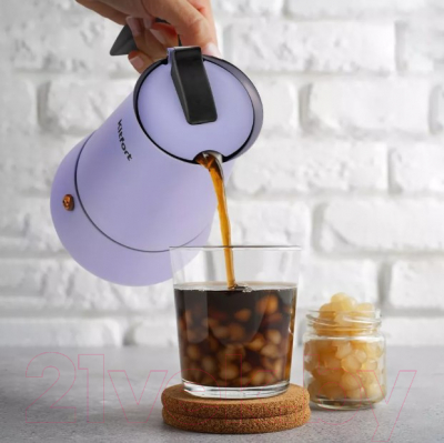 Гейзерная кофеварка Kitfort КТ-7149