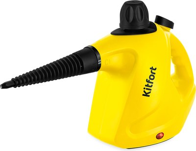 Пароочиститель Kitfort КТ-9138-3 (черный/желтый) - фото