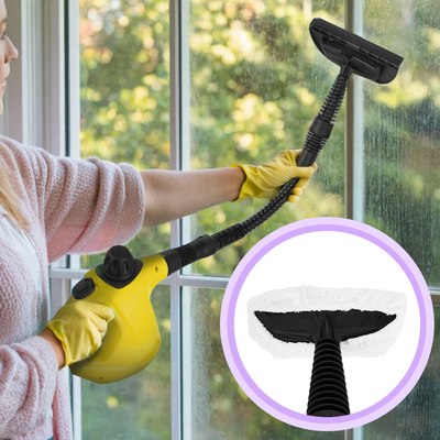 Пароочиститель Kitfort КТ-9138-3 (черный/желтый)