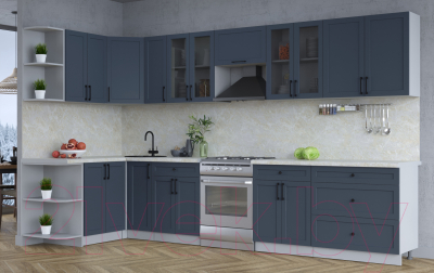 Готовая кухня Интерлиния Тренд 1.5x3.5 левая