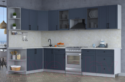 Готовая кухня Интерлиния Тренд 1.7x3.2 левая