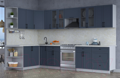 Готовая кухня Интерлиния Тренд 1.7x3.3 левая