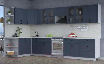 Готовая кухня Интерлиния Тренд 1.7x3.7 левая