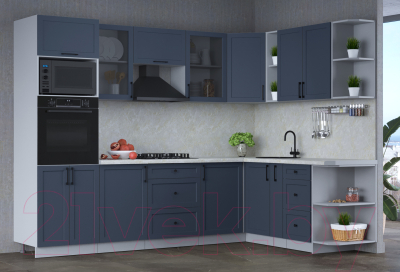 Готовая кухня Интерлиния Тренд 1.88x2.8 ВТ правая