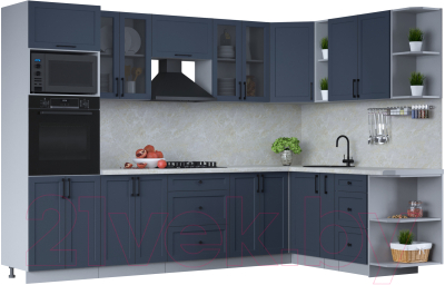 Готовая кухня Интерлиния Тренд 1.88x3.0 ВТ правая - фото