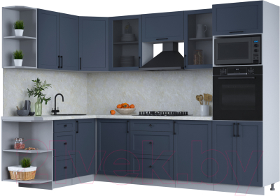 Готовая кухня Интерлиния Тренд 1.68x2.8 ВТ левая - фото