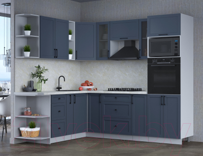 Готовая кухня Интерлиния Тренд 1.88x2.4 ВТ левая