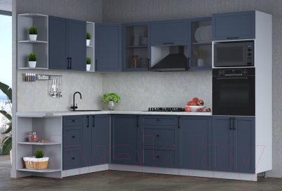 Готовая кухня Интерлиния Тренд 1.88x2.8 ВТ левая