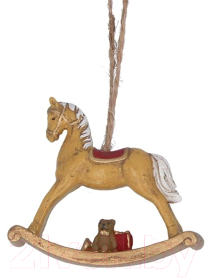 Елочная игрушка Gisela Graham Toy Box Лошадка-качалка / 15611_1 - фото