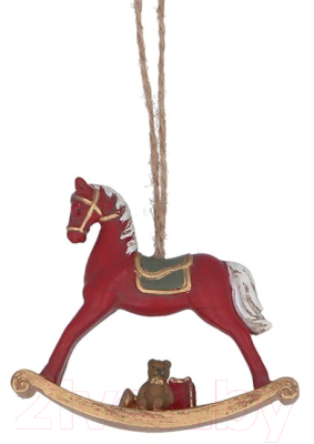 Елочная игрушка Gisela Graham Toy Box Лошадка-качалка / 15611_2 - фото