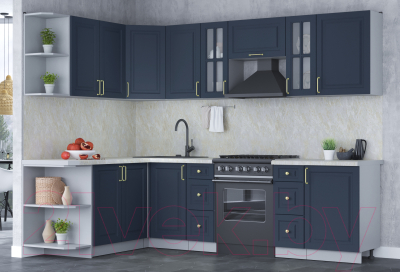 Готовая кухня Интерлиния Мила Шато 1.7x2.7 левая