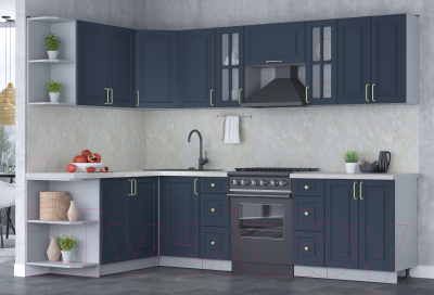 Готовая кухня Интерлиния Мила Шато 1.7x2.8 левая