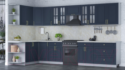 Готовая кухня Интерлиния Мила Шато 1.7x3.6 левая