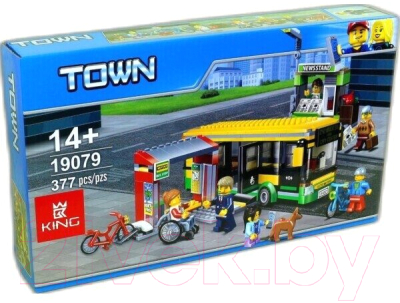 Конструктор King Автобусная остановка / 19079 - фото