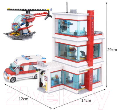Конструктор King Городская больница / 19099