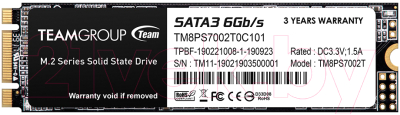 SSD диск Team MS30 2TB (TM8PS7002T0C101) - фото