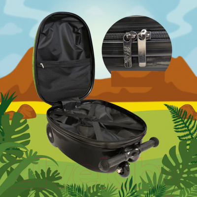 Чемодан на колесах ZINC Динозавр Дарвин / ZC08528