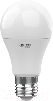 Лампа Gauss Basic E27 15W 3000K / 10202152 - фото