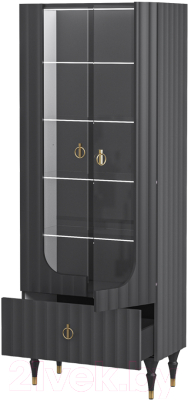 Шкаф с витриной Мебель-Неман Лоренсо МН-043-25
