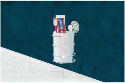 Стакан для зубной щетки и пасты Tatkraft Everloc 10209
