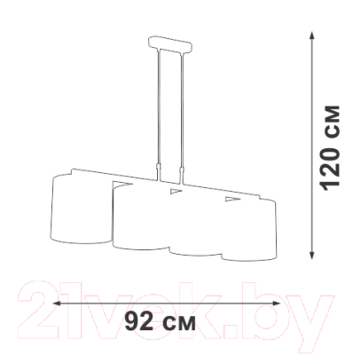 Люстра Vitaluce V2881-1/4S