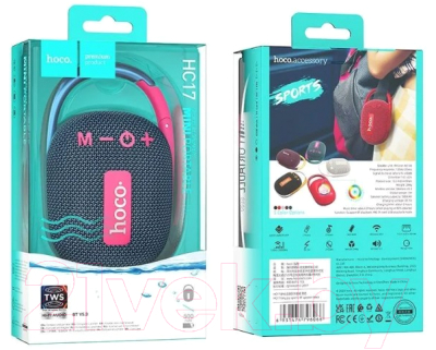 Портативная колонка Hoco HC17 (синий)