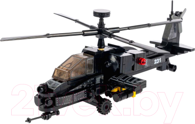 Конструктор Bondibon Военный десант вертолет / ВВ6132 (230эл)