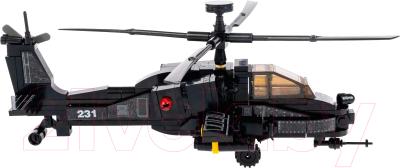Конструктор Bondibon Военный десант вертолет / ВВ6132 (230эл)