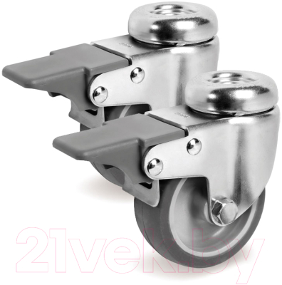 Комплект опор колесных для тележки складской Tellure Rota 387201K2 - фото